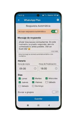 Respuesta automática